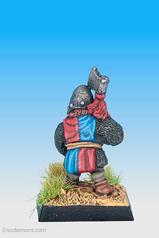 FTD19 Dwarf Champion with Two Handed Axe