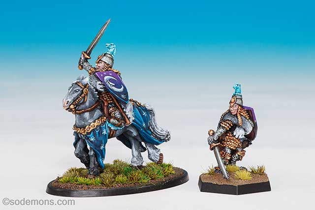C33 Elf Hero Mounted and on Foot