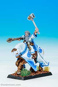 Mounted Amber Wizard