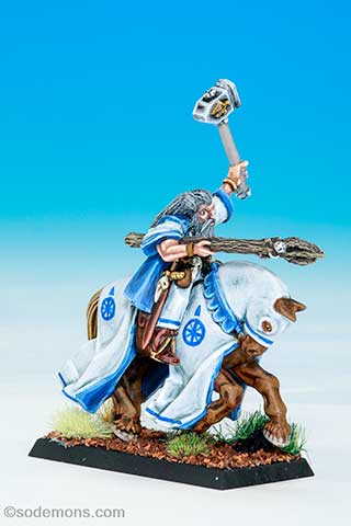 Mounted Amber Wizard