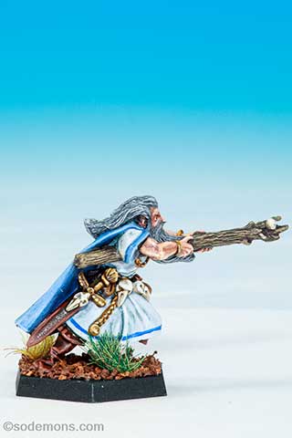 Amber Wizard on Foot