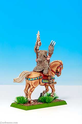 Mounted Amber Wizard