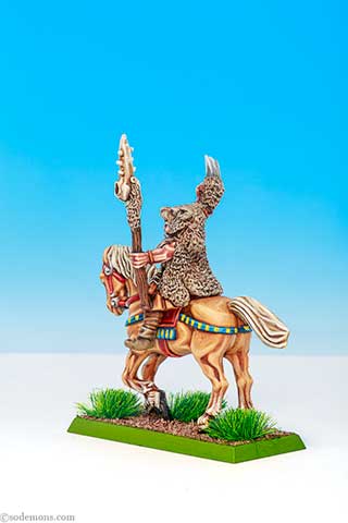 Mounted Amber Wizard