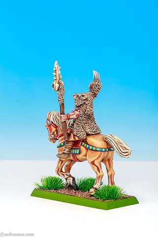 Mounted Amber Wizard