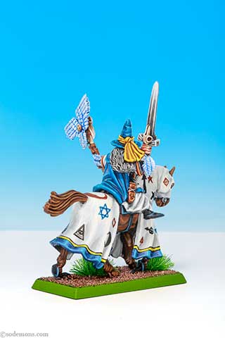Mounted Grey Wizard