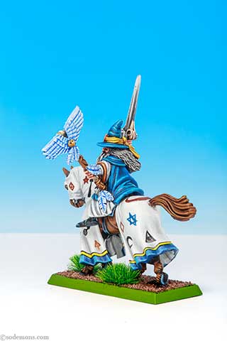 Mounted Grey Wizard