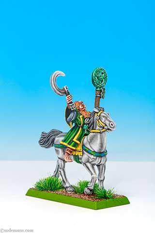 Mounted Jade Wizard