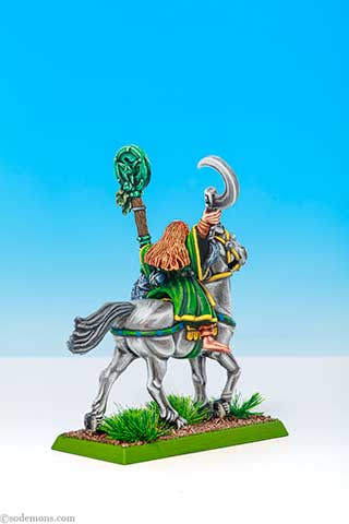 Mounted Jade Wizard