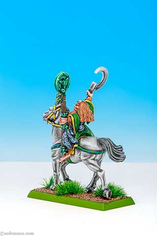 Mounted Jade Wizard