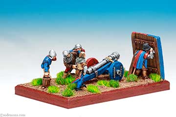 C34 / C22 Medieval Cannon & Crew