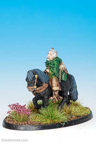 FAC8 Mounted Ranger with Sword and Bow