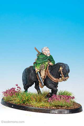 FAC8 Mounted Ranger with Sword and Bow