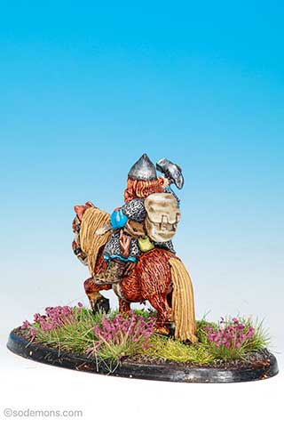 FAC15 Mounted Dwarf with Two-Handed Hammer