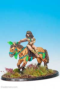 FAC28 Mounted Amazon Priestess