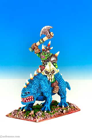 Orc Chief on Giant Lizard