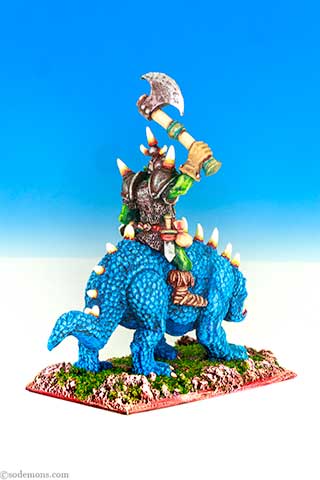 Orc Chief on Giant Lizard