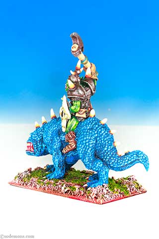 Orc Chief on Giant Lizard