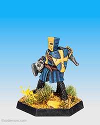 FTF35 Fighter with Axe and Flat Helm