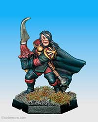 FTF119 Chaos Warrior with 2 Handed Weapon and Cloak (Athlok Herobane)