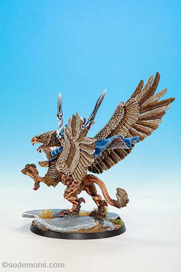 Eltharion riding Stormwing - variant
