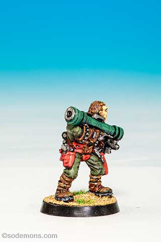 Chainsaw Warrior with Missile Launcher