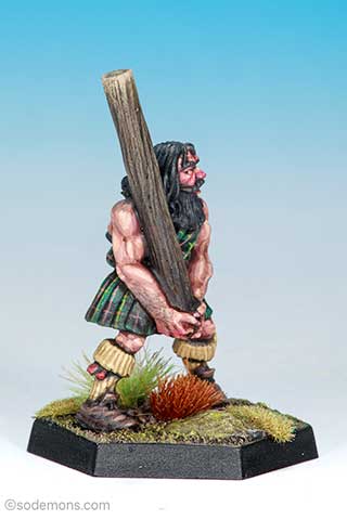 LE8 Clansman with Caber