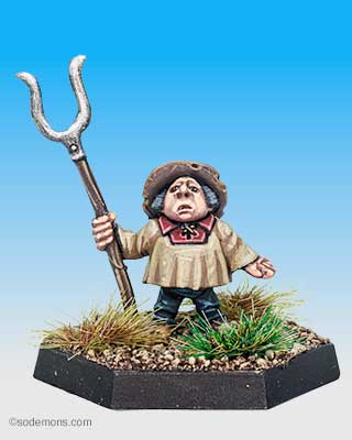 HL1 - Halfling with Pitchfork