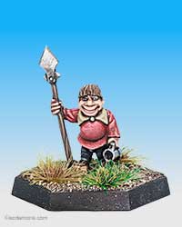 HL5 - Halfling with Spear and Mug