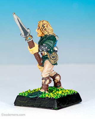 ME31v2 Wood Elf with Spear A