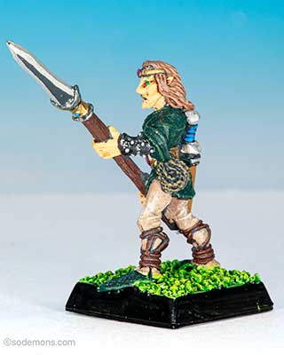 ME31v2 Wood Elf with Spear B