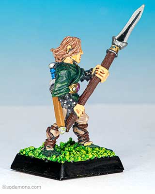 ME31v2 Wood Elf with Spear C