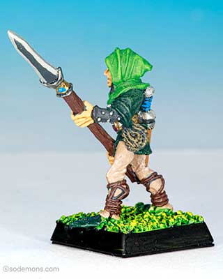 ME31v2 Wood Elf with Spear E