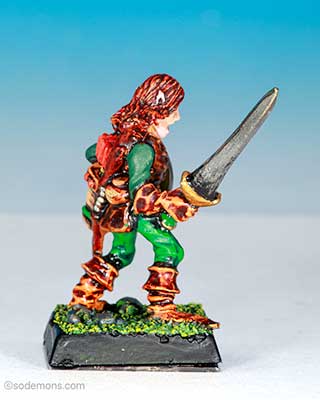 ME31v2 Wood Elf with Sword E