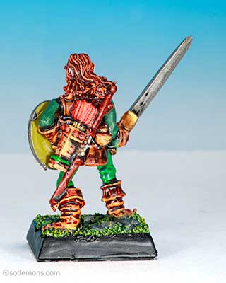 ME31v2 Wood Elf with Sword E