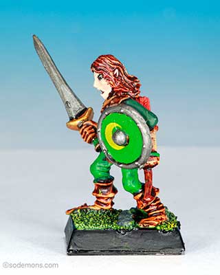 ME31v2 Wood Elf with Sword E
