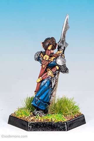 ME32v2 High Elf Guard (Spear) C