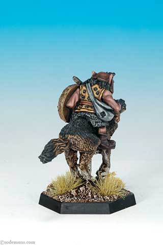 ME41 Goblin Wolf Rider - Mounted