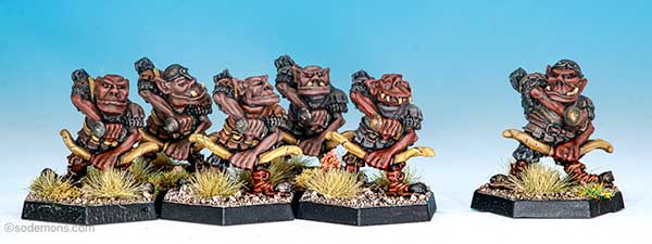 ME51v2 Orcs of the Red Eye - Bow / Orc1 Warrior Angok