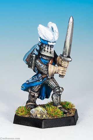 ME75 Knight of Dol Amroth - On Foot