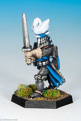 ME75 Knight of Dol Amroth - On Foot