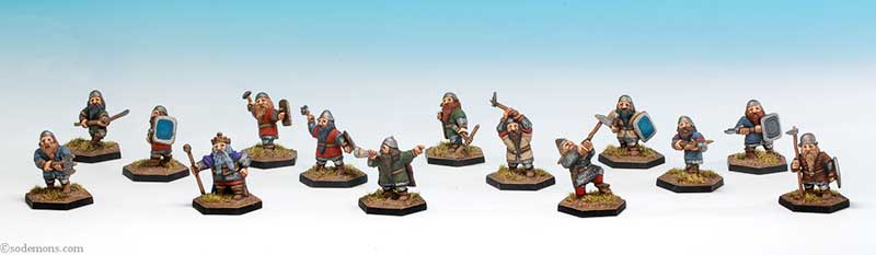 Minifigs D&D Dwarfs - DWF