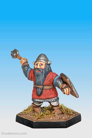 DWF7 - Dwarf with Flanged Mace