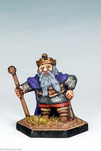 DWF11 - Dwarf King Holding Rod