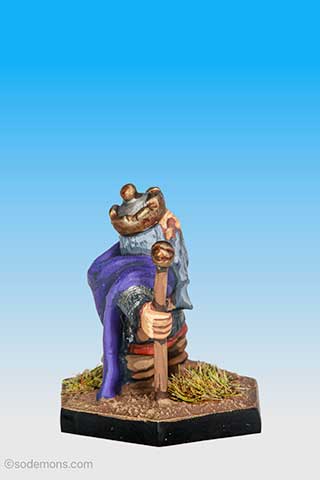 DWF11 - Dwarf King Holding Rod