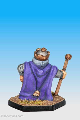 DWF11 - Dwarf King Holding Rod