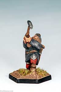 DWF13 - Dwarf Noble with Two-Handed Mattock