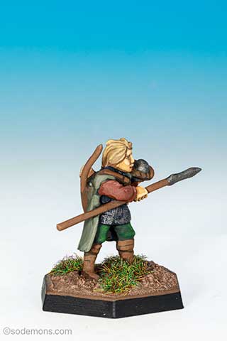 ELF10 Wood Elf with Short Spear