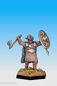 GNL1 - Gnoll Chieftain with Broadaxe
