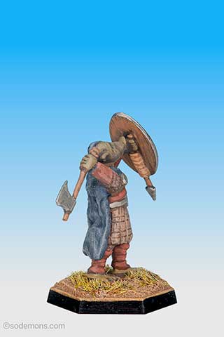 GNL1 - Gnoll Chieftain with Broadaxe