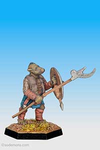 GNL3 - Gnoll with Glaive-Fauchard